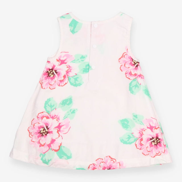 White Dress with Roses