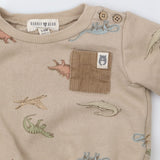 Brown Dinosaur Outfit 