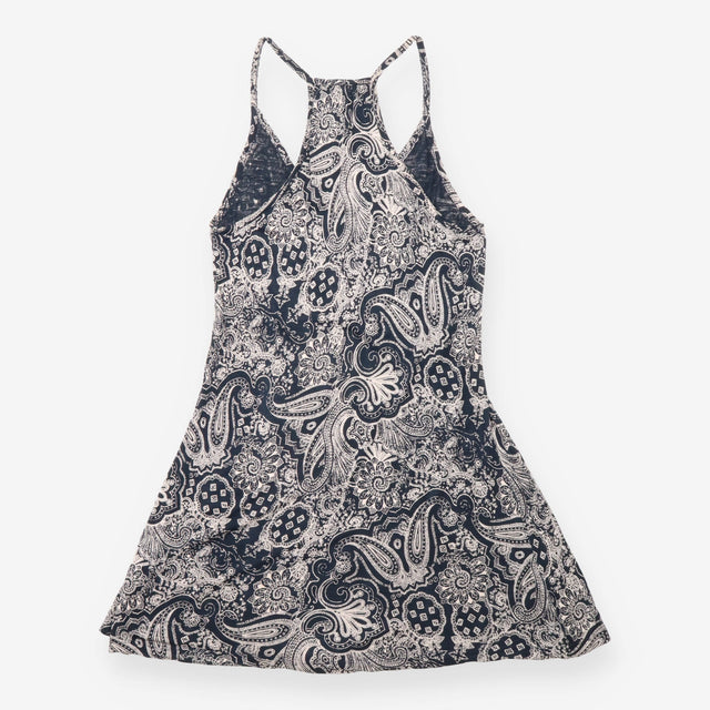 FatFace Navy Cream Paisley Print Racerback Cami Su