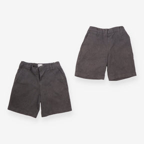 Grey school shorts 2 Pack
