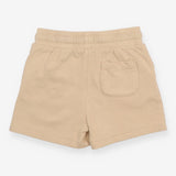 Cream Jersey Shorts