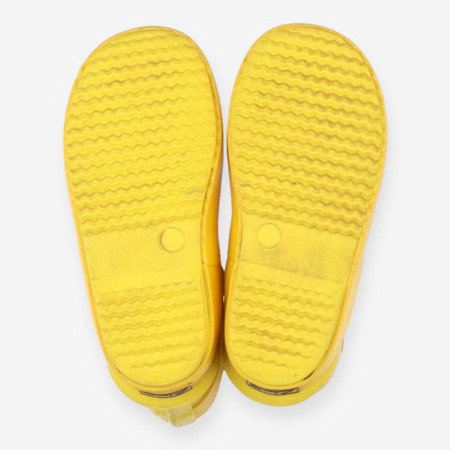 Wellies Yellow with Navy Lining