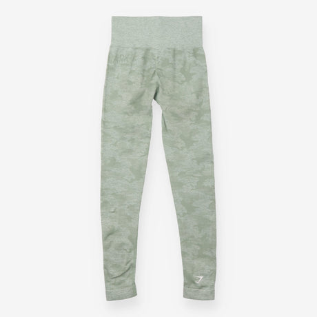 Leggings Green Tonal Camo Seamless Activewear