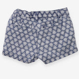 Denim shorts white floral