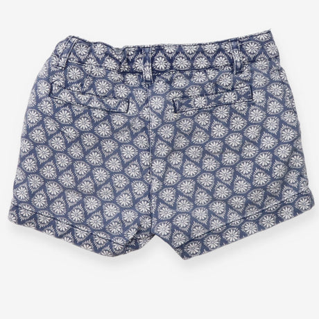 Denim shorts white floral