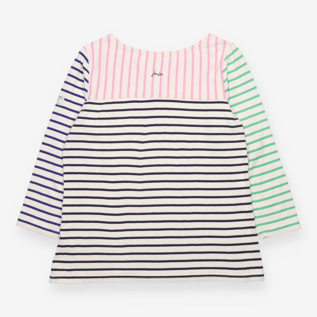 Harbour colour-block striped top