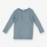 Pyjama Set Ribbed Dusky Blue