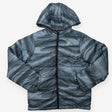 Puffer Jacket blue paint effect Angel & Rocket