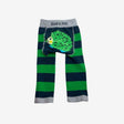 Grey and Green Hedgehog Knit Leggings