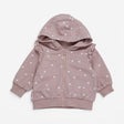 Hoodie jersey Pink with Spots