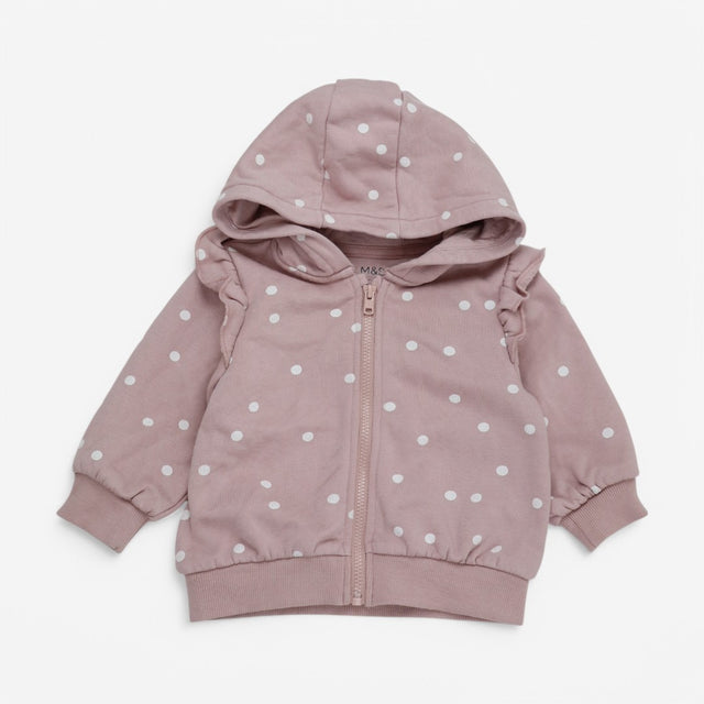 Hoodie jersey Pink with Spots