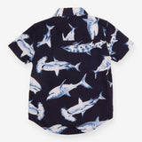 Shirt navy blue SS sharks