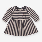 Grey Striped Bear Dress
