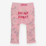 Leggings knit pink bunnies spots 