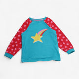 Teal and Red Shooting Star Pyjamas