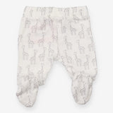White Giraffe Footed Leggings