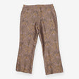Tapestry Paisley print trousers green