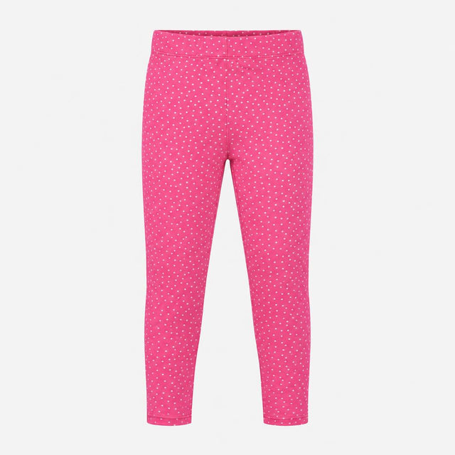 Pink spotty leggings