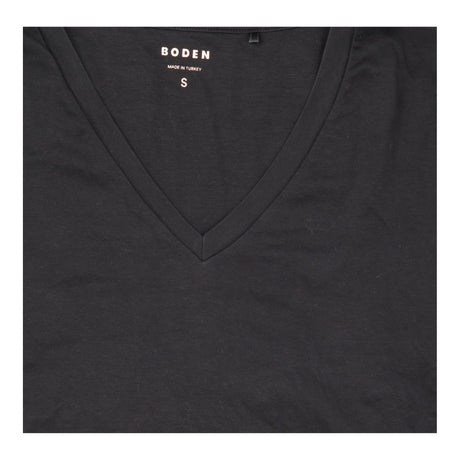 T Shirt Black V Neck