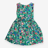 Dress Sleeveless Green Floral