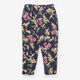 Whistles Floral Trousers Navy Pink Yellow Mimosa O