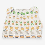 White Cats & Birds Bodysuit + Hat