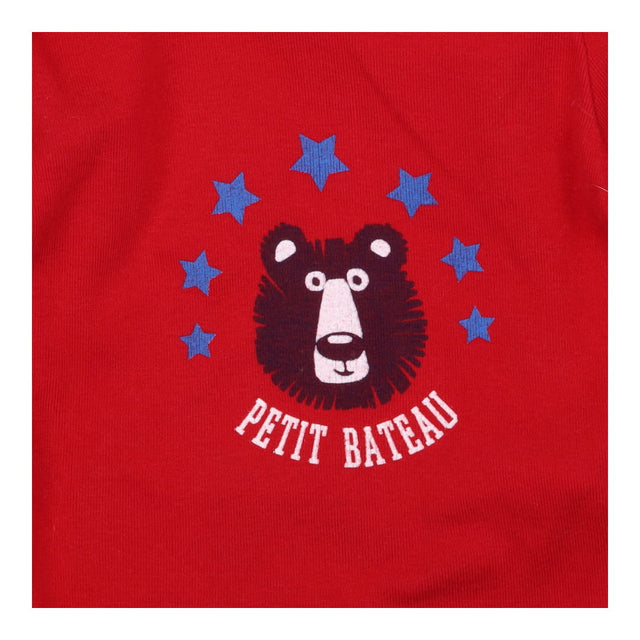 T Shirt Red with Bear and Stars