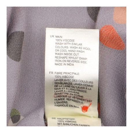 Polka Dot Viscose Long Sleeve Tunic Top