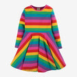 Sofia skater dress foxglove rainbow