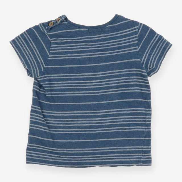 T-shirt Blue with white stripes