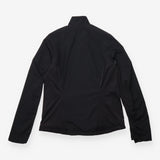 Running Jacket Black Windproof Reflective Zip Up