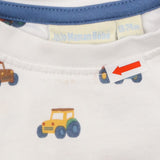 White Tractors Long Sleeve