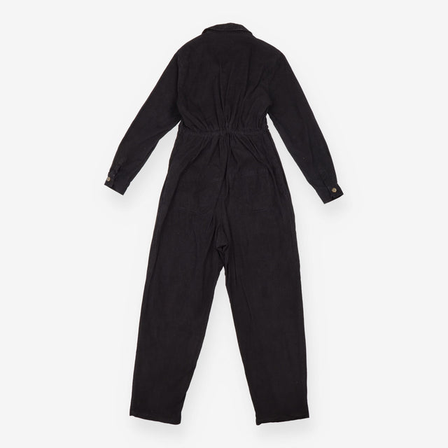 Black Corduroy Maternity Boiler Suit