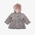 Lilac floral quilted Baby Coat