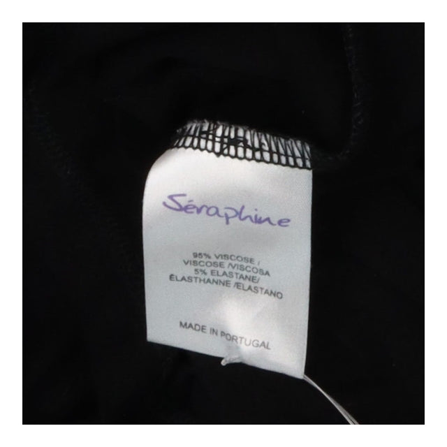 Black Long Sleeve Maternity Nursing Jersey Dress