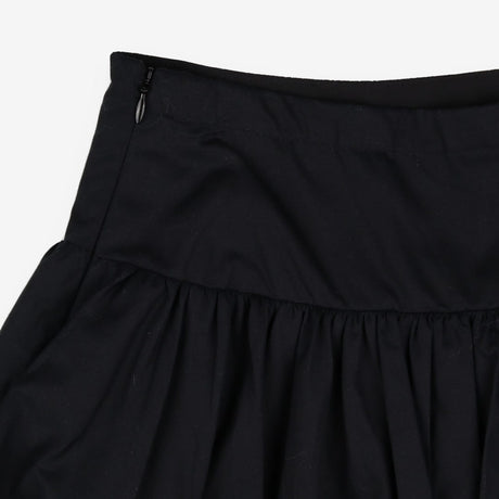 Skirt Black Bubble Hem
