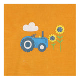 Bodysuit Orange Tractor and Sunflowers