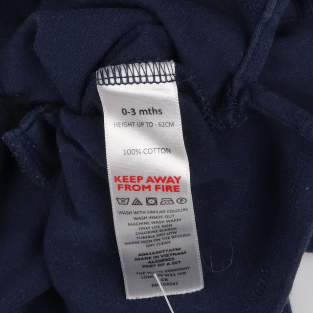 Trousers Grey and T-shirt long sleeves Navy set wi