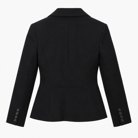 Black Tailored Single Breasted Blazer