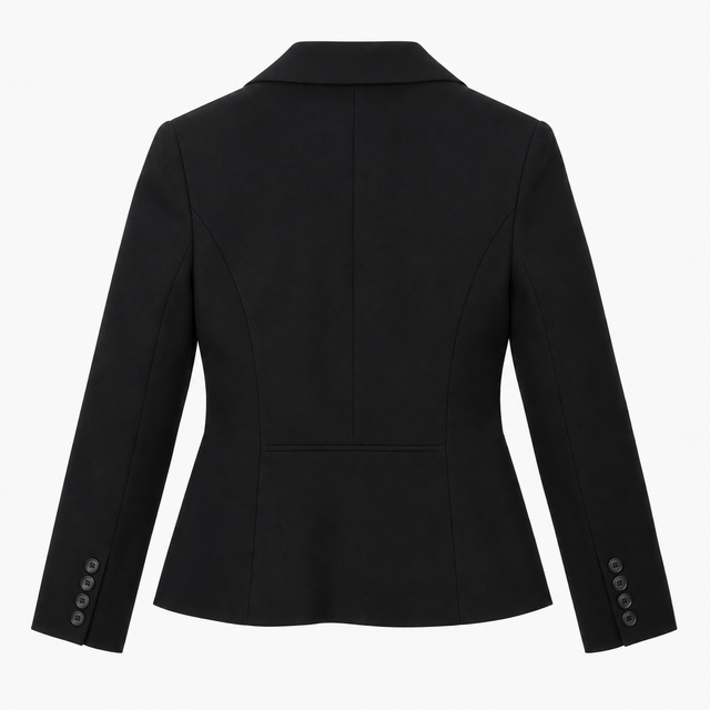 Black Tailored Single Breasted Blazer