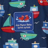 Puddlesuit navy sailboats
