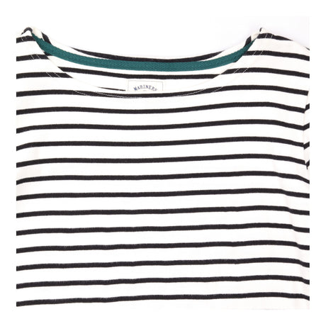 Cream & Navy Striped Harbour Breton Top
