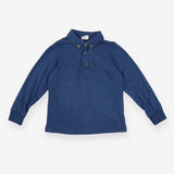 Polo T-shirt long sleeve navy