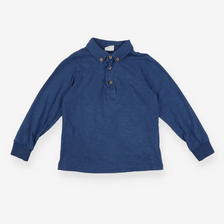 Polo T-shirt long sleeve navy