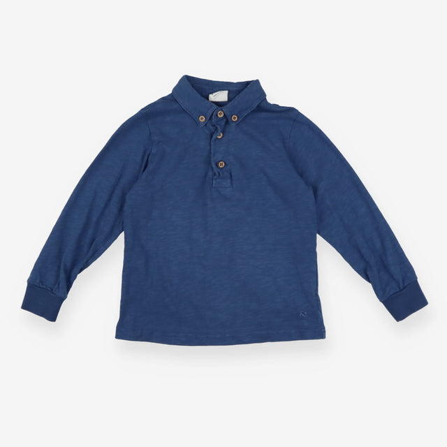 Polo T-shirt long sleeve navy