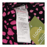 Sugarhill Brighton Pink Heart Button midi dress