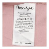 Pink Satin Front Panel Short Sleeve T-Shirt