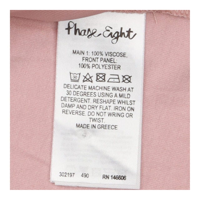 Pink Satin Front Panel Short Sleeve T-Shirt