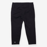 Black High Waisted Cropped Activewear Leggings