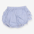 Blue Bloomer Shorts with Frills